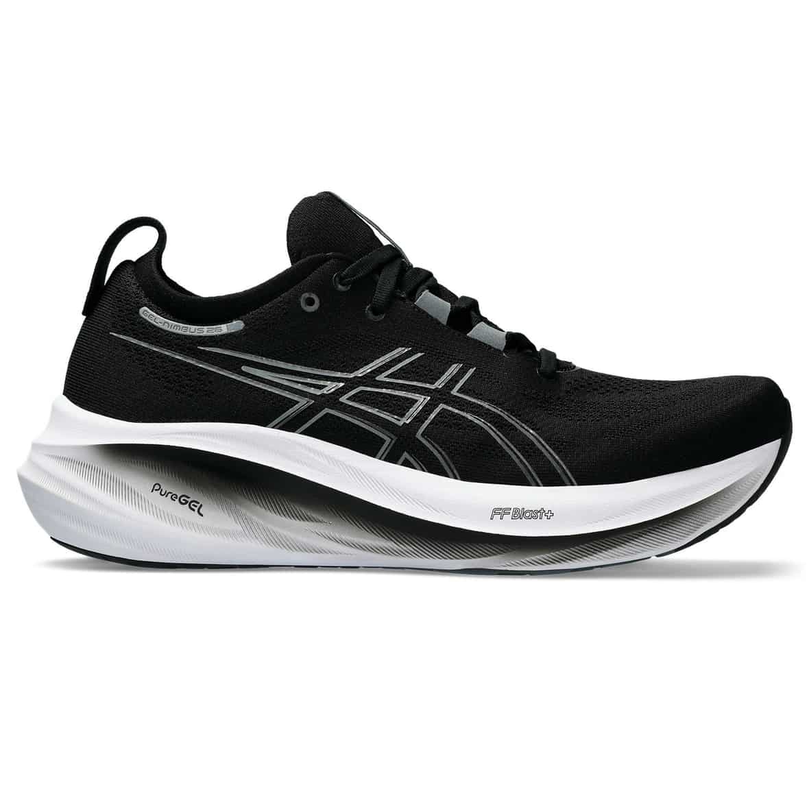 Asics Gel Nimbus 26 Herren (Schwarz 9 42.5 EU) Laufschuhe