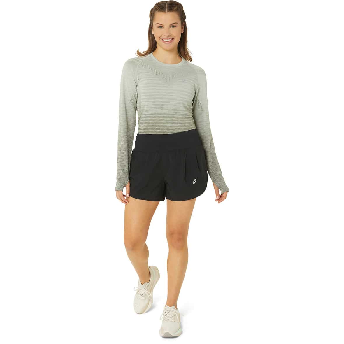 Road 3.5 Inch Damen Laufshorts Schwarz_001__PERFORMANCE BLACK | XL