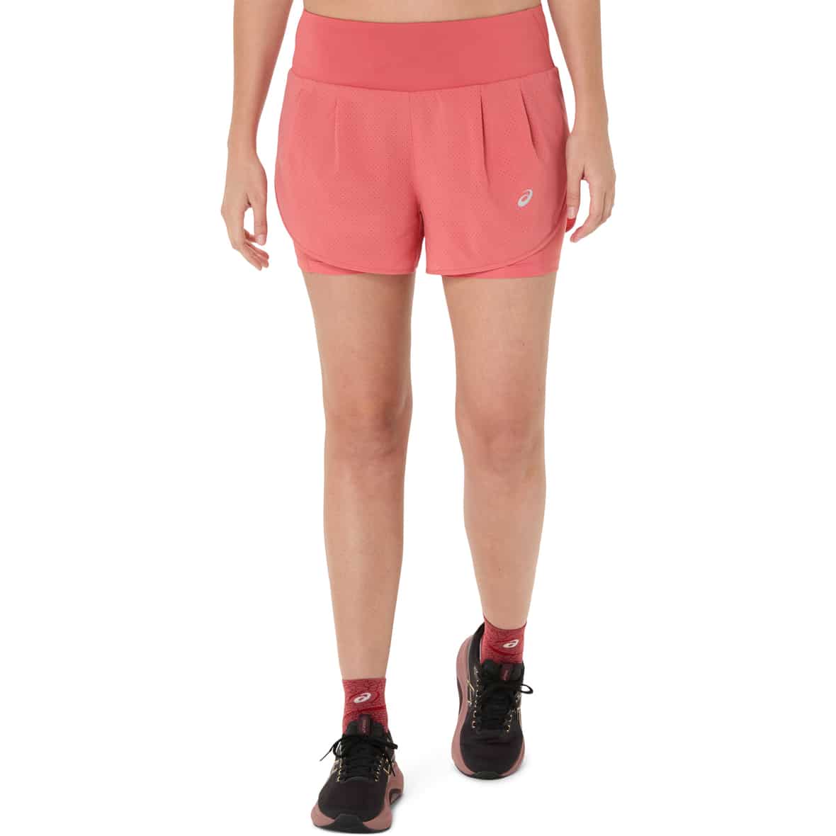 Road 2-N-1 Damen Laufshorts Hellrot_700__DARK PINK CLAY/DARK PINK CLAY | XL