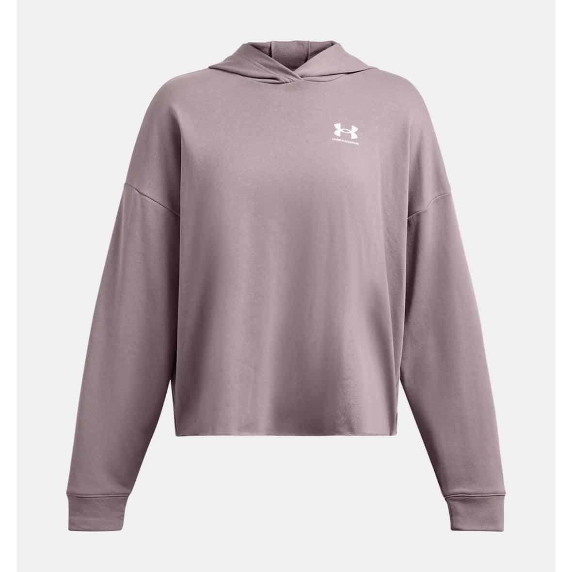 Under Armour Rival Terry OS Hoodie Damen (Grau L ) Fitnessbekleidung