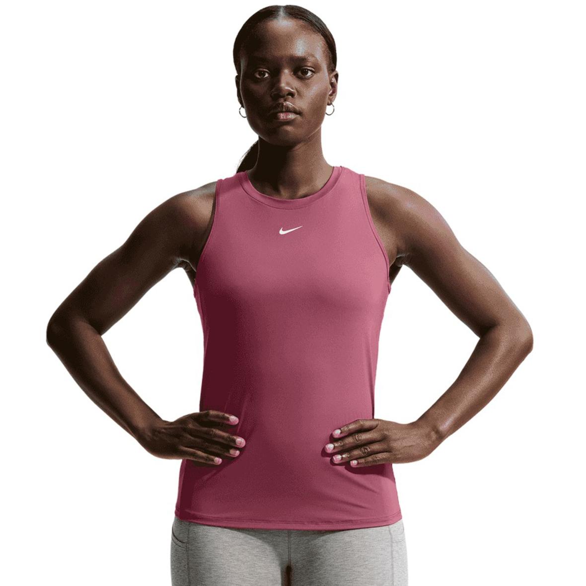 One Classic Dri-Fit Damen Tanktop Pink_654__PINK SMOKE/WHITE | XL