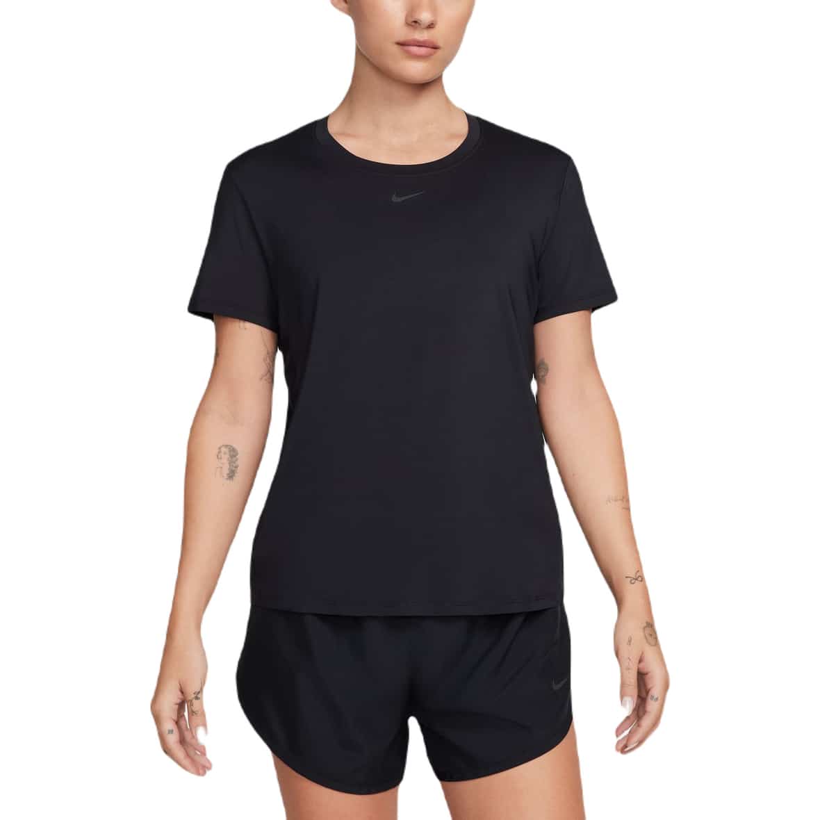 Nike W NK One Classic Dri-Fit SS Top Damen (Schwarz XS) z_old_T-Shirts