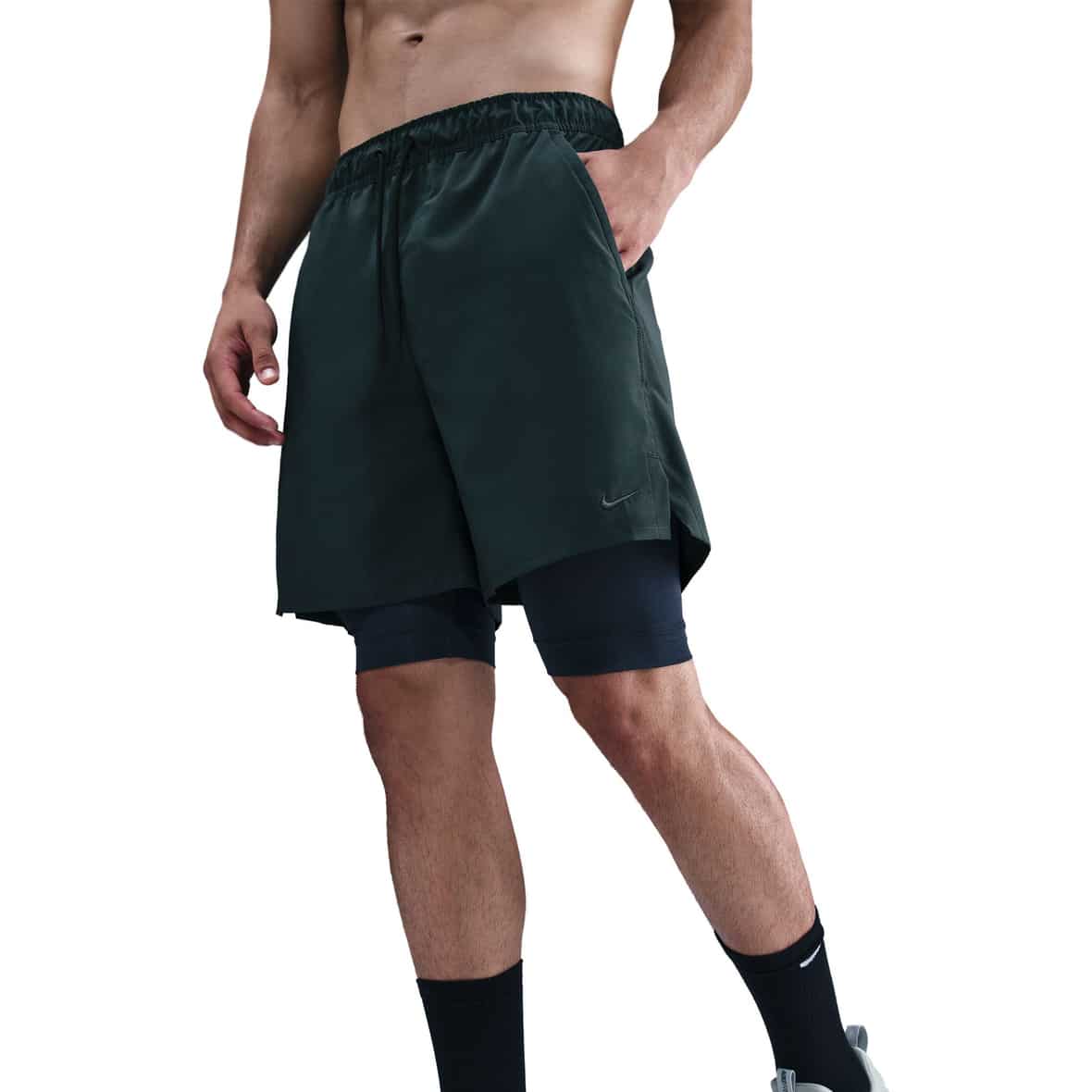 Unlimited Dri-FIT 7in 2in1 Herren Shorts Dunkelgrün_390__SEAWEED/SEAWEED/BLACK/SEAWEED | XXL