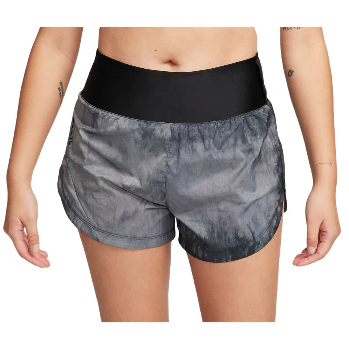 Nike W NK Trail Repel MR 3in BR Short Damen (Schwarz M ) Laufshorts