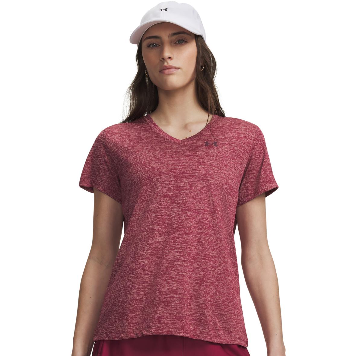 Tech Twist Damen T-Shirt Dunkelrot_622 | M