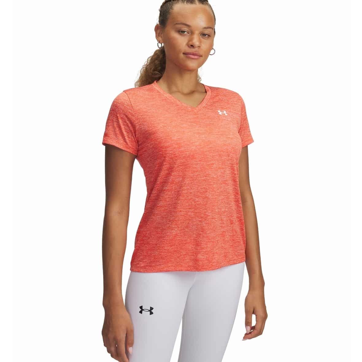 Under Armour Tech SSV- Twist Damen (Rot L Größe) T-Shirts