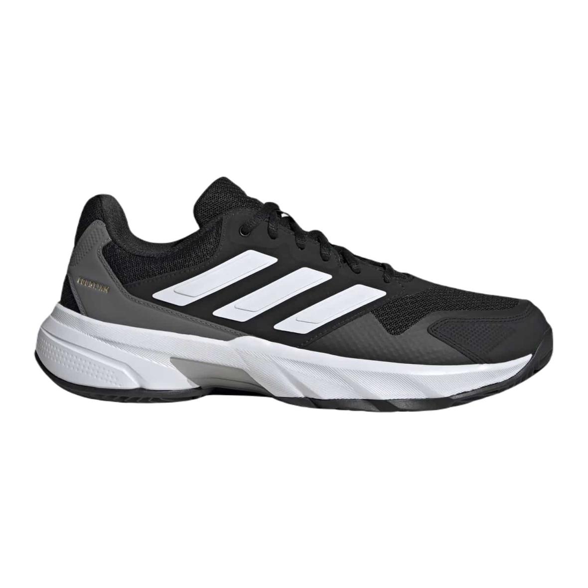 adidas CourtJam Control 3 M CL Herren (Schwarz 7,5 UK, 41 1/3 EU) Tennisschuhe