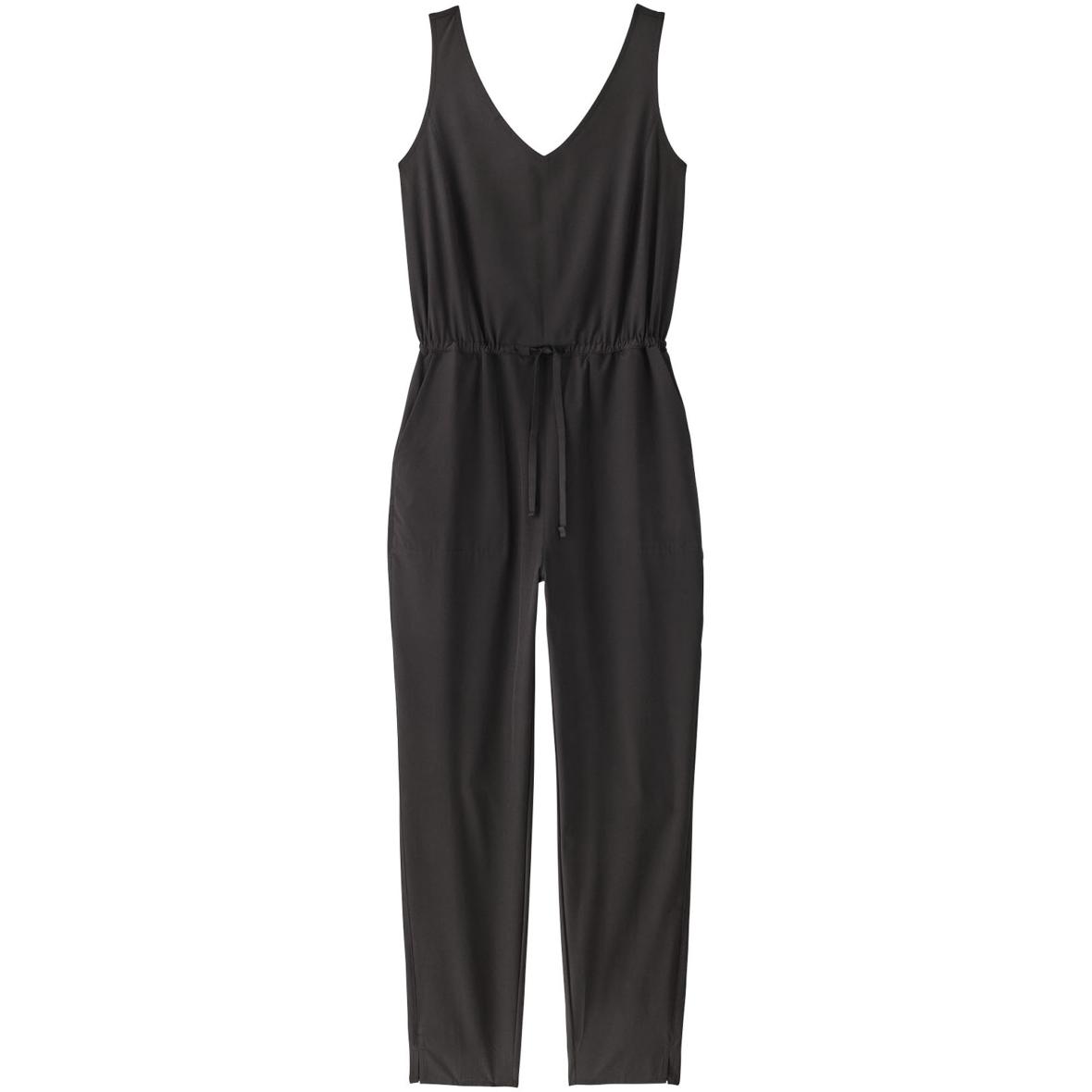 Fleetwith Jumpsuit Damen Hose Schwarz_BLK | L