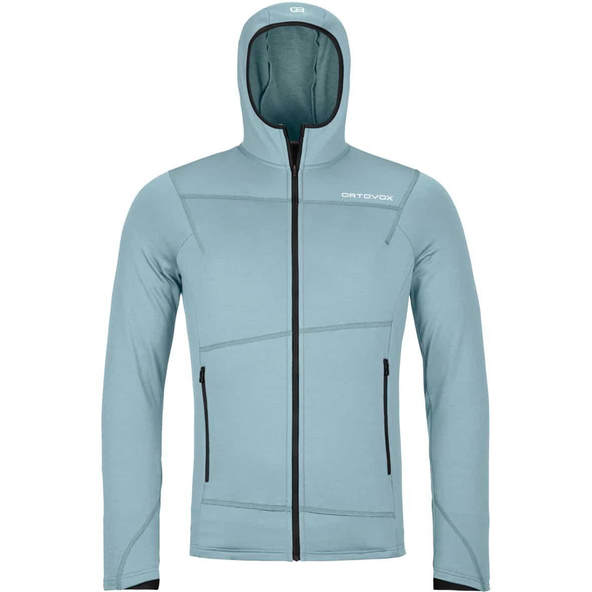Fleece Light Hoody Herren Fleecejacke Hellgrau_87301 | XXL