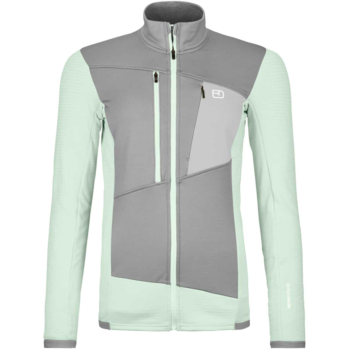 Fleece Grid Damen Fleecejacke Hellgrün_63401 | XL