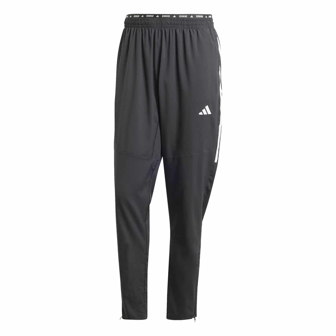 adidas M Own The Run E 3 Stripes Pant Herren (Schwarz Größe) Laufhosen