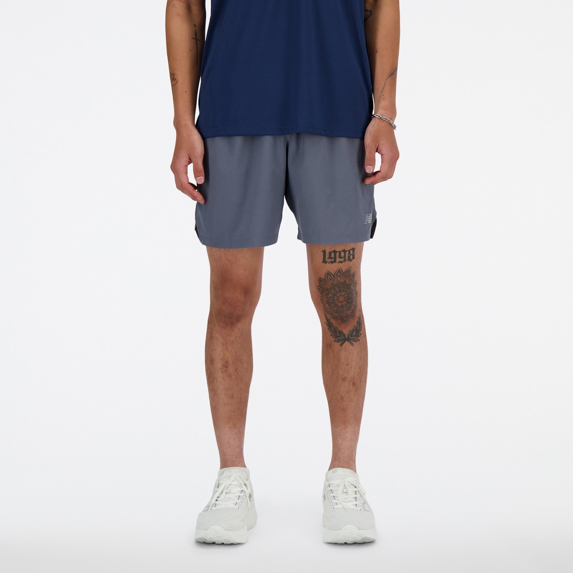 New Balance RC Seamless Short 7 Herren (Anthrazit L) Laufbekleidung