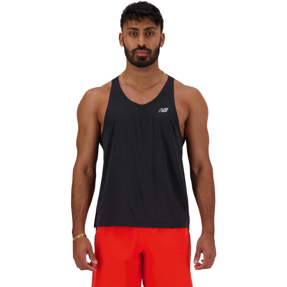 RC Essential Singlet Herren Laufshirt Schwarz_BK | L