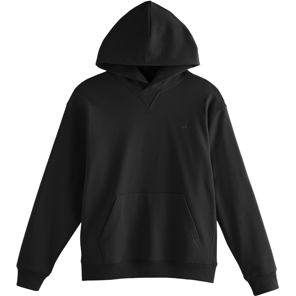 Athletics French Terry Herren Hoodie Schwarz_BK | L