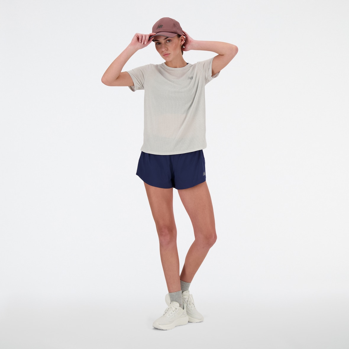 Athletics Damen Laufshirt Hellgrau_AHH | L
