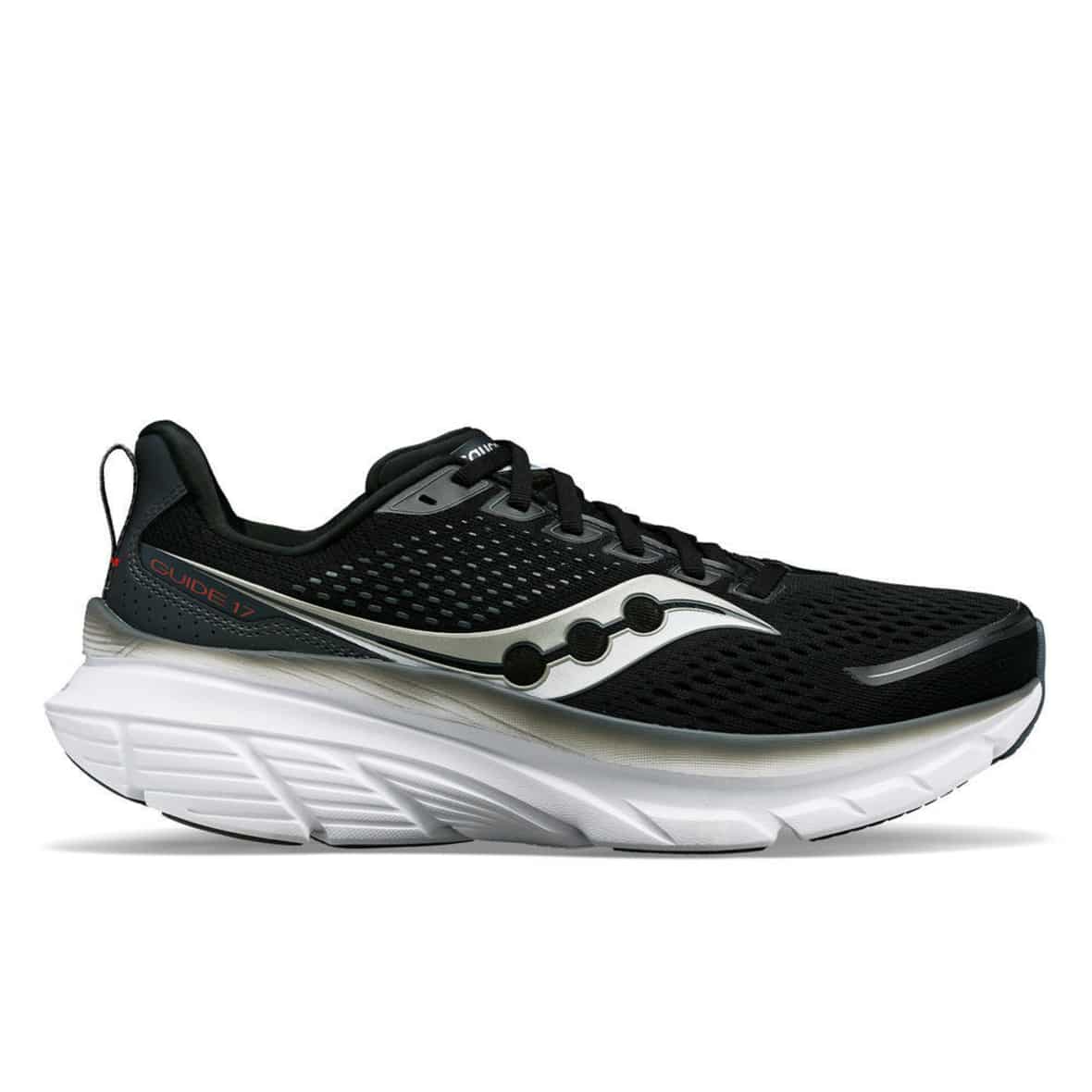 Saucony Guide 17 Herren (Schwarz 12,5 US) Laufschuhe