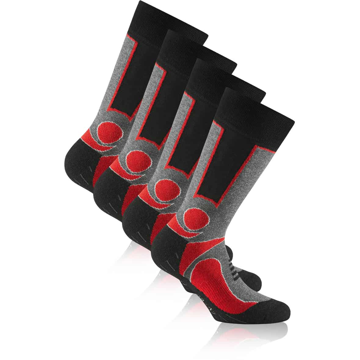 Trekking 2er Pack Wandersocken Rot_561__RED | 35-38