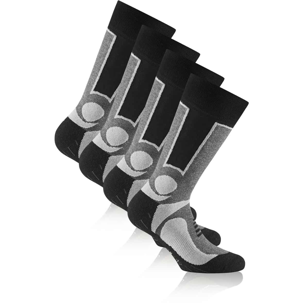 Trekking 2er Pack Wandersocken Silber_057 | 35-38