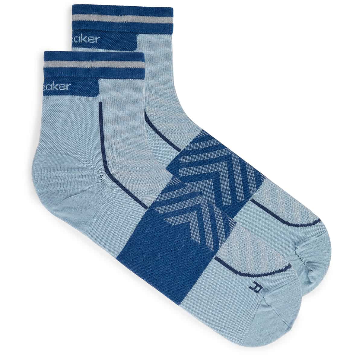 Merino Blend Run+ Mini Herren Laufsocken Blau_IB0M2 | M