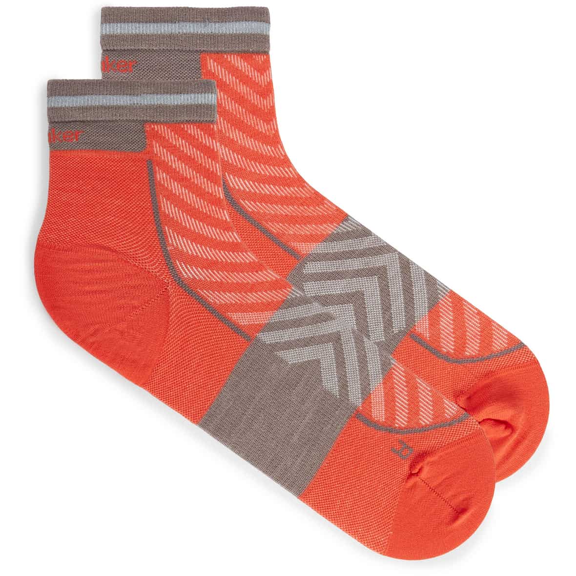 Merino Blend Run+ Mini Damen Laufsocken Rot_IB0MH | S