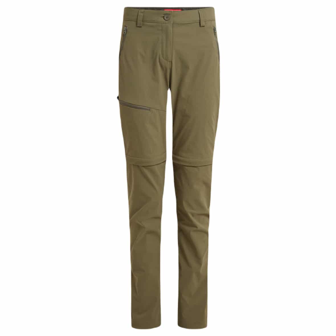 NosiLife Pro Convertible III Zip Off Damen Wanderhose Oliv_CZL | 36