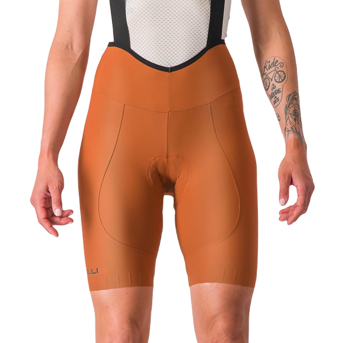 Castelli Espresso W Dt Bibshort Damen (Hellbraun XL) Fahrradhosen