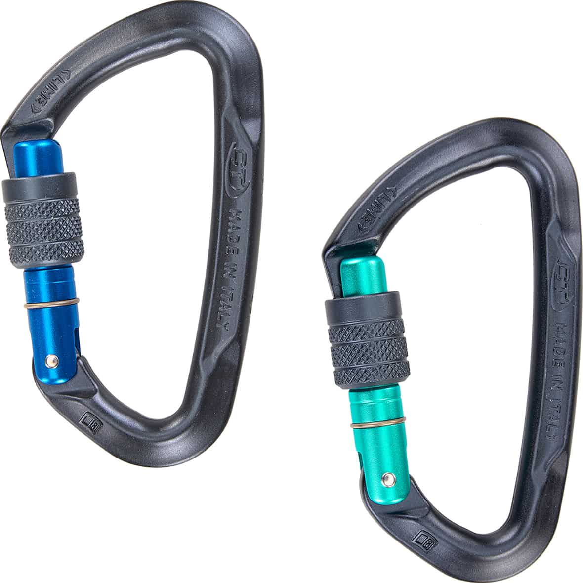 Lime Screw Gate Verriegelungskarabiner Blau_ANTHRACITE/BLUE/A | one size