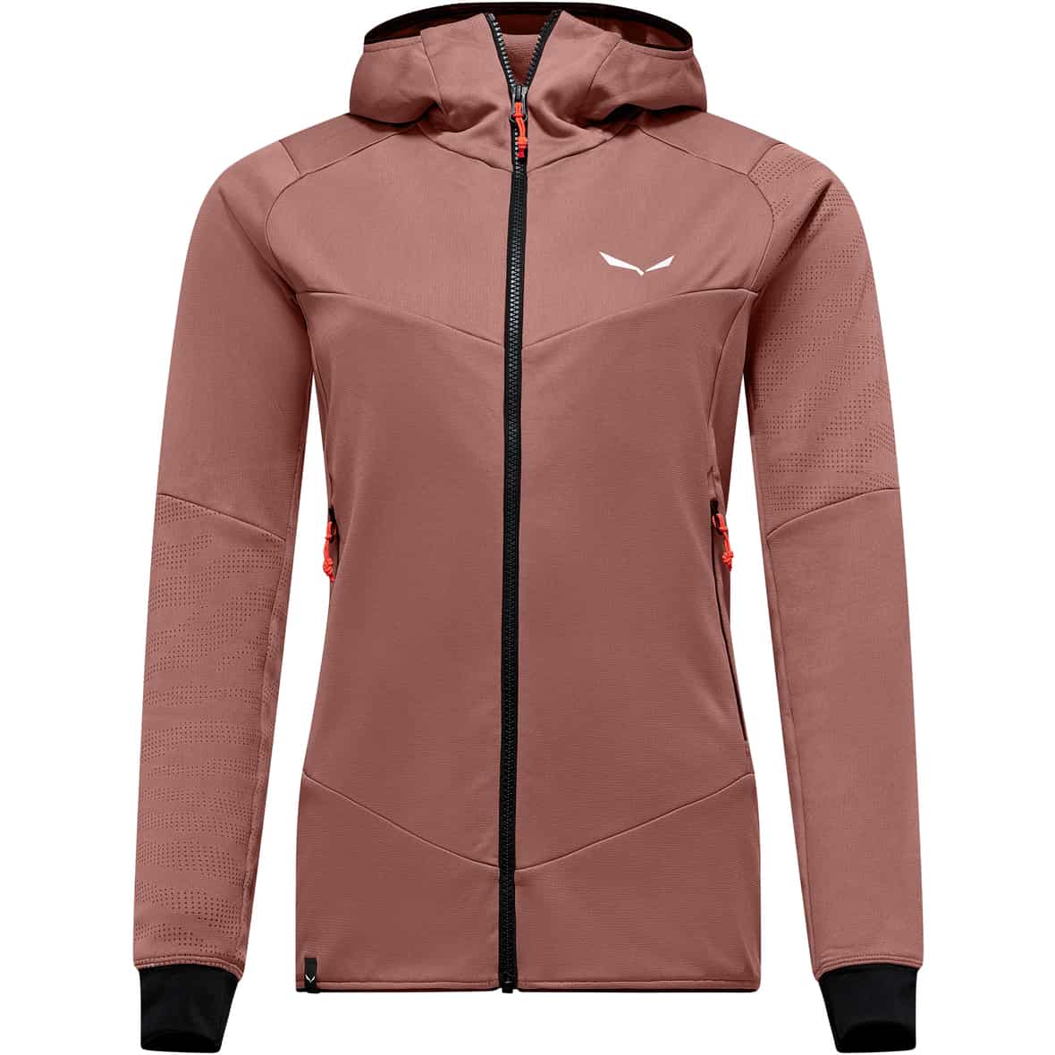 Sella Crevasse Hooded Damen Fleecejacke Pink_6A40 | 36