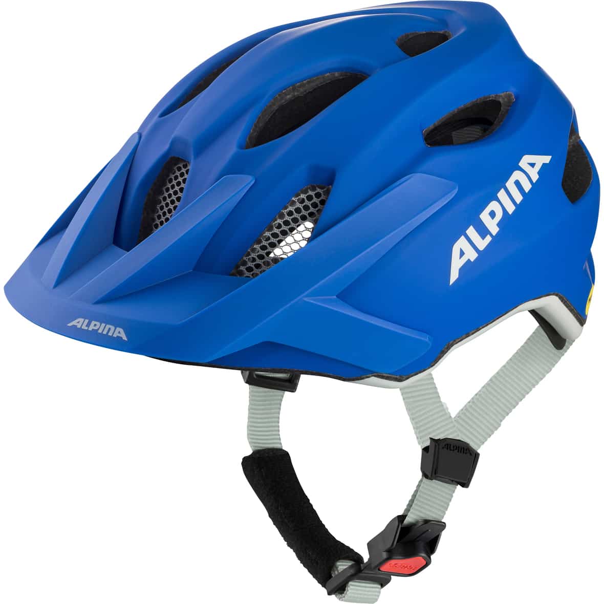 Alpina Kinder Apax MIPS Fahrradhelm ( Blau 51 CM,)