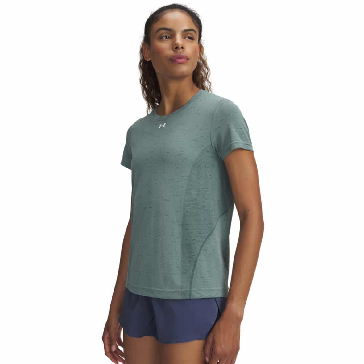Under Armour Vanish Seamless Loose SS Damen (Hellgrün L Größe) Lifestylebekleidung