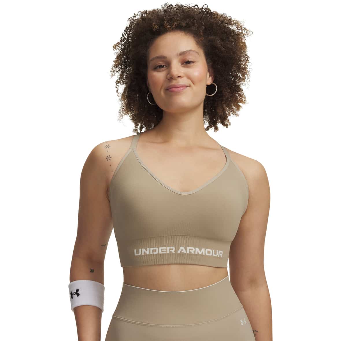 Vanish Seamless Low  Damen Sport-BH Khaki_299 | L