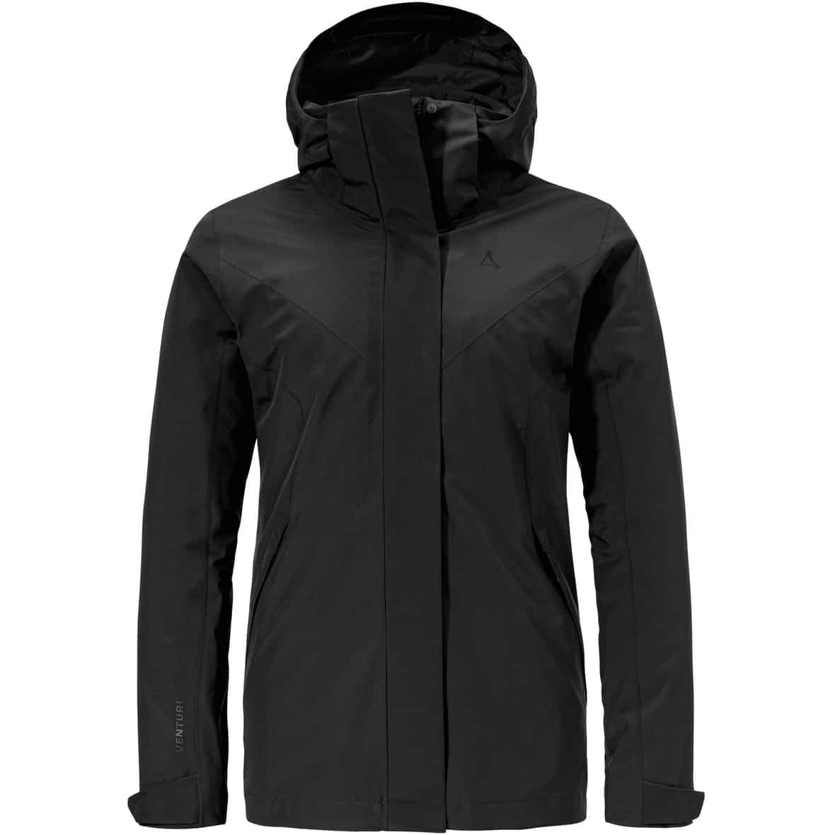 Schöffel Style Tamina 3in1 Damen Wanderjacke (Schwarz 42 Größe) Wanderjacken
