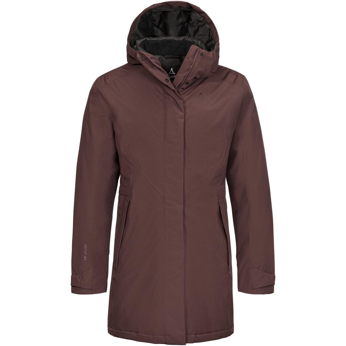 Style Froda Damen Parka Dunkelrot_3765 | 40