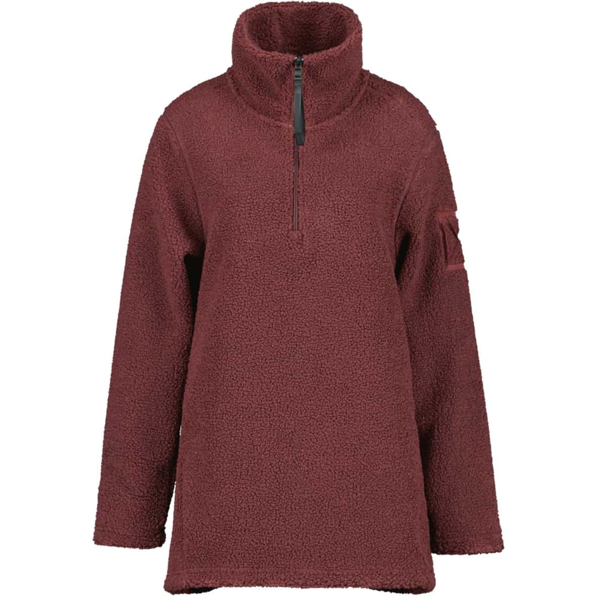 Didriksons Marina Wns Half Zip Damen (Dunkelrot 38) Kunstfaserjacken