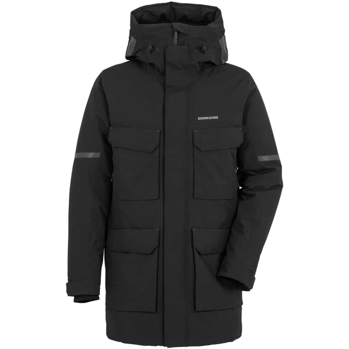 Didriksons Drew Usx Parka 8 Herren (Schwarz M) Parka