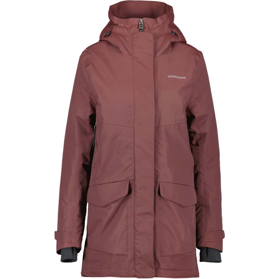 Didriksons Frida Wns Parka 7 Damen (Dunkelrot 36) Parka