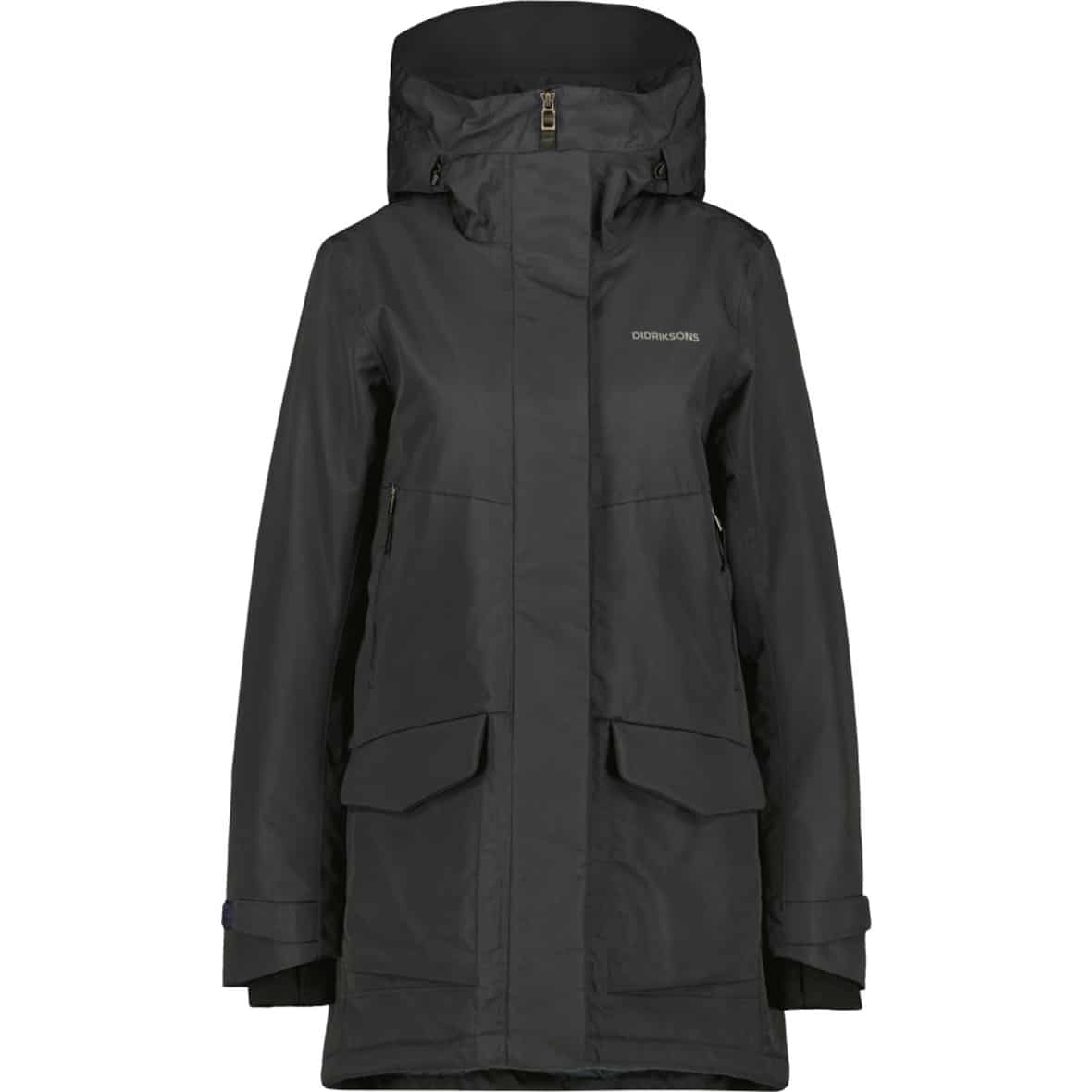 Didriksons Frida Wns Parka 7 Damen (Schwarz 34) Parka