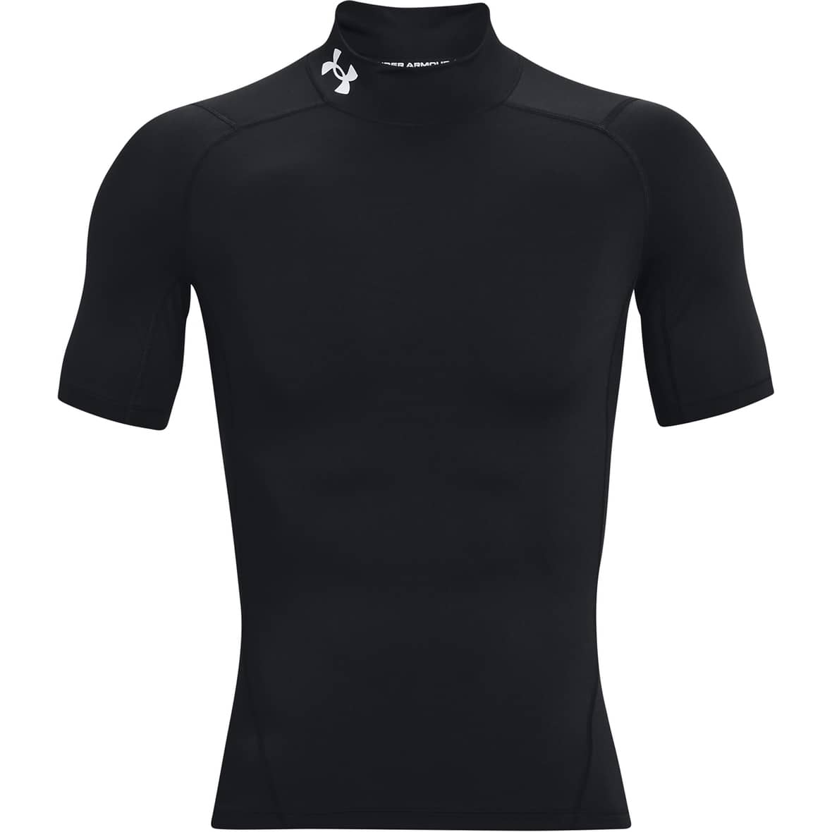 HG Armour Comp Mock Herren T-Shirt Schwarz_001 | XL