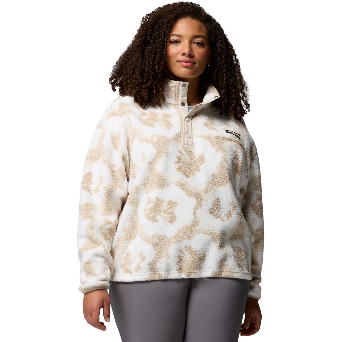 Helvetia II Damen Fleecepullover Weiß_126 | S