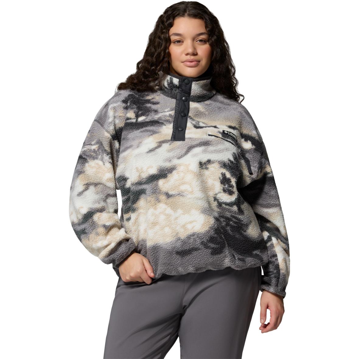Helvetia II Damen Fleecepullover Grau_013__SHARK, DREAM | M