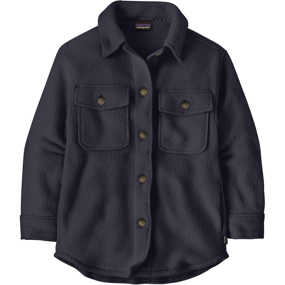 Retro Pile Shacket Damen Hemd Dunkelblau_SNBE | XS