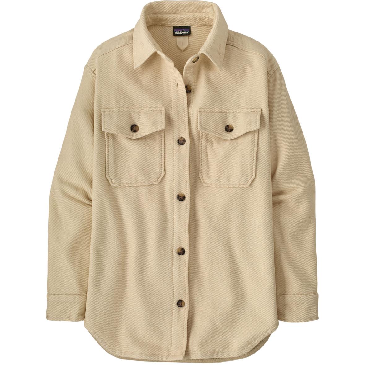 Fjord Loft Overshirt Damen Hemd Beige_UDNL | L