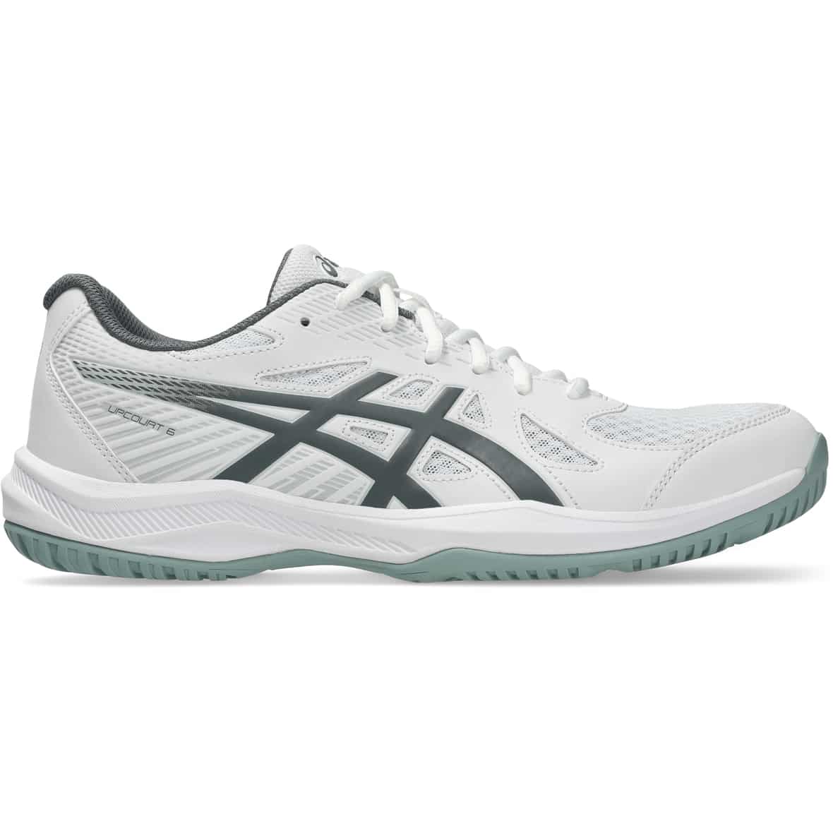 Upcourt 6 Herren Hallenschuhe Weiß_107__WHITE/STEEL GREY | 7,5