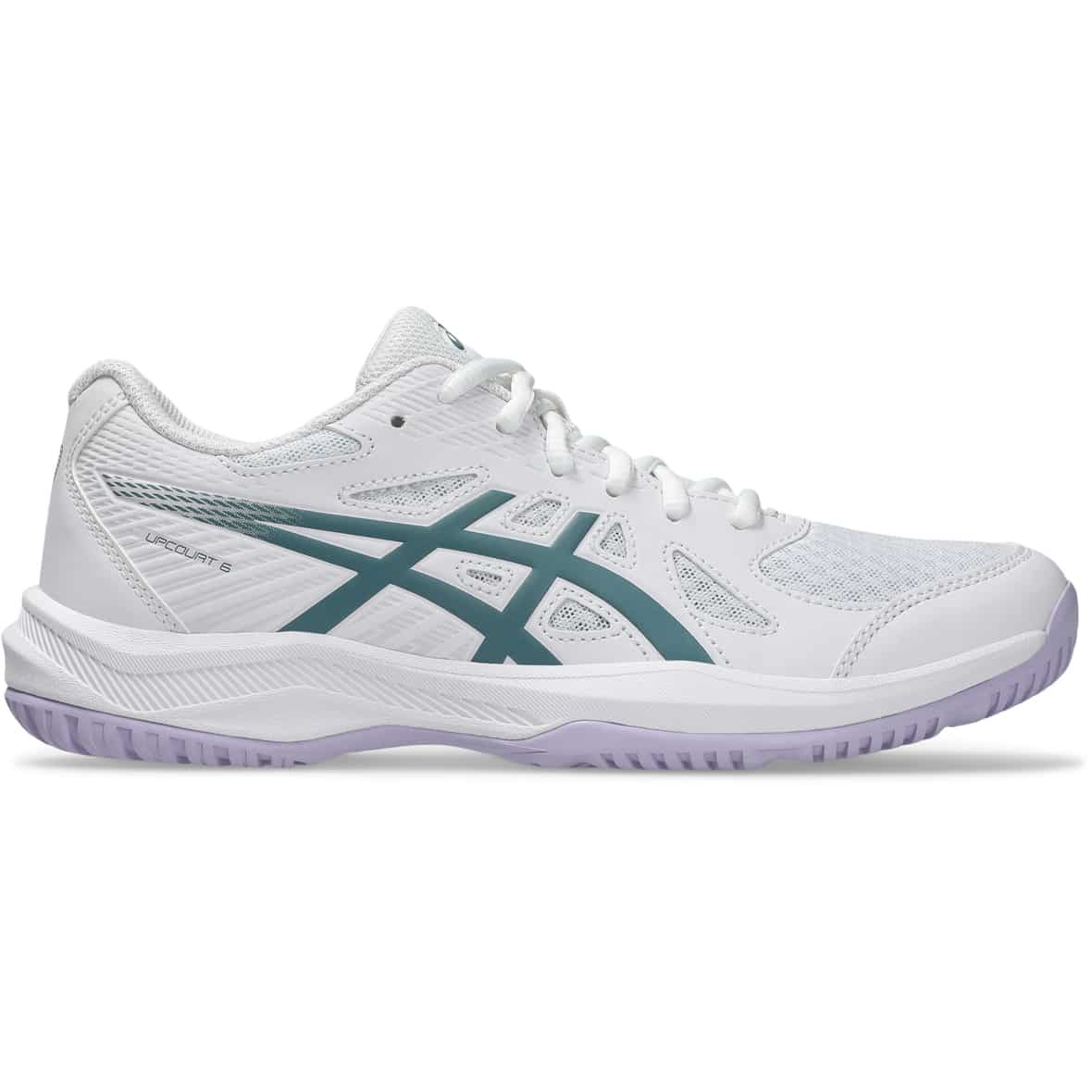Upcourt 6 Damen Hallenschuhe Weiß_106__WHITE/FOGGY TEAL | 8