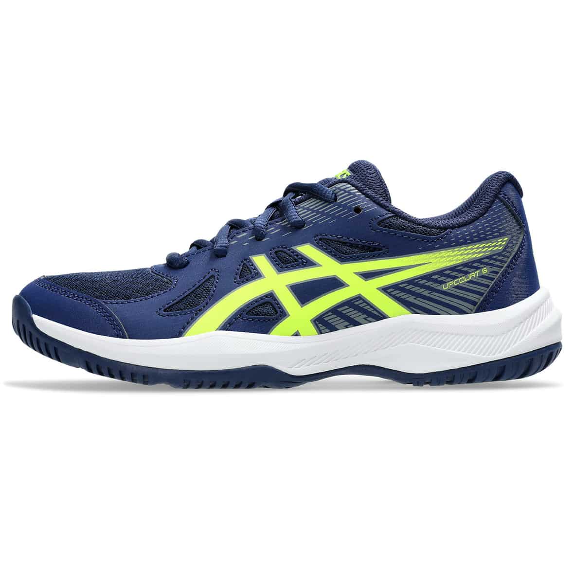 Asics Kinder Upcourt 6 GS (Dunkelblau 3 US, 35 EU) Hallenschuhe