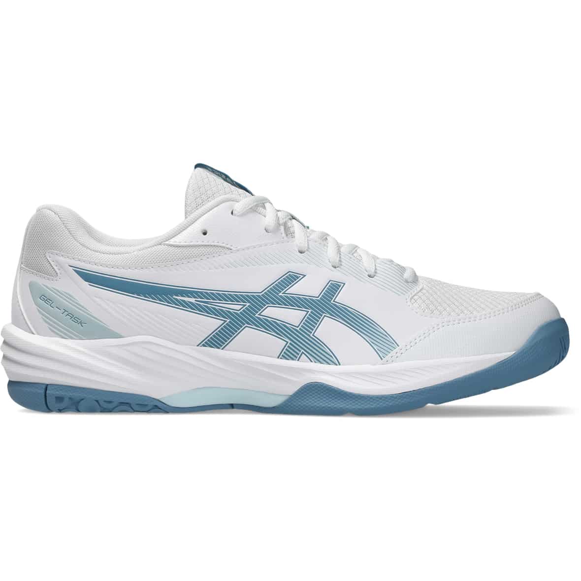 Gel Task 4 Herren Hallenschuhe Weiß_103__WHITE/SABA BLUE | 12