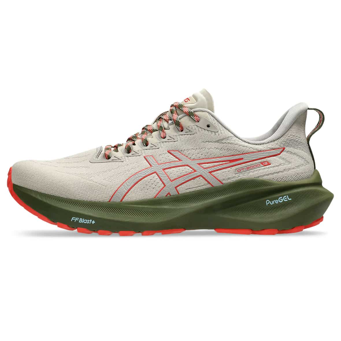 Asics GT 2000 13 TR Herren (Oliv 12 46.5 EU) Laufschuhe