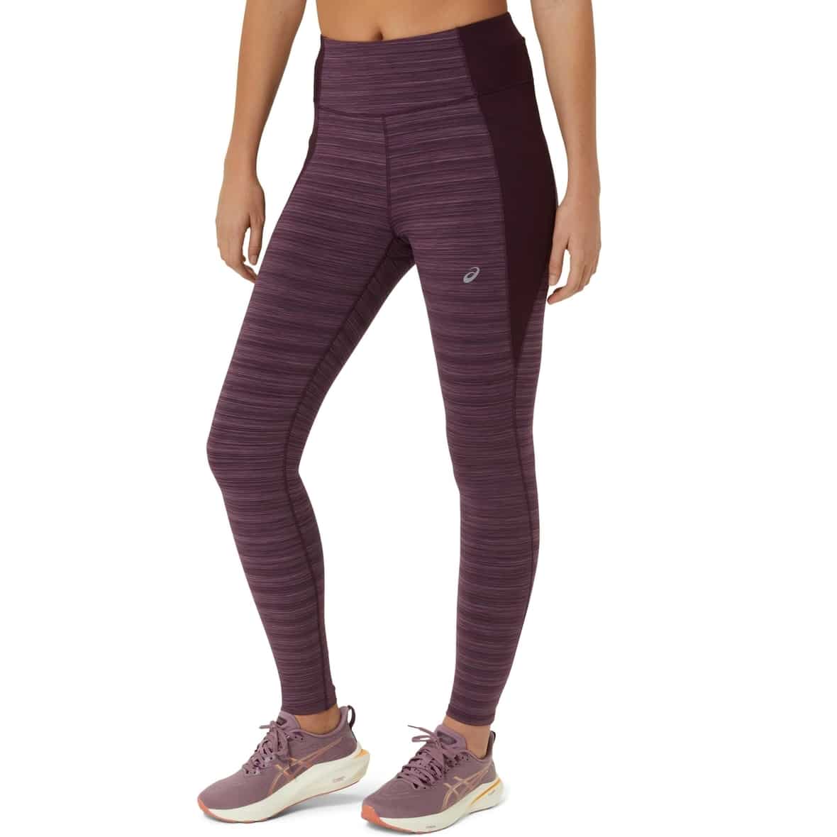 Asics Nagino Run Tight Damen (Pflaume XL) Laufbekleidung