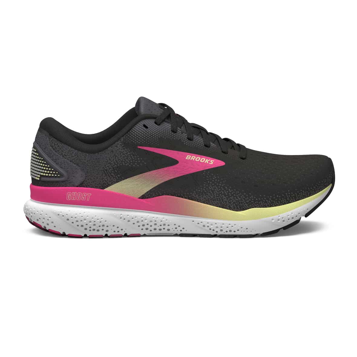 Brooks Ghost 16 w (Weite 2A - schmal) Damen (Schwarz 12 US, 44.5 EU) Laufschuhe