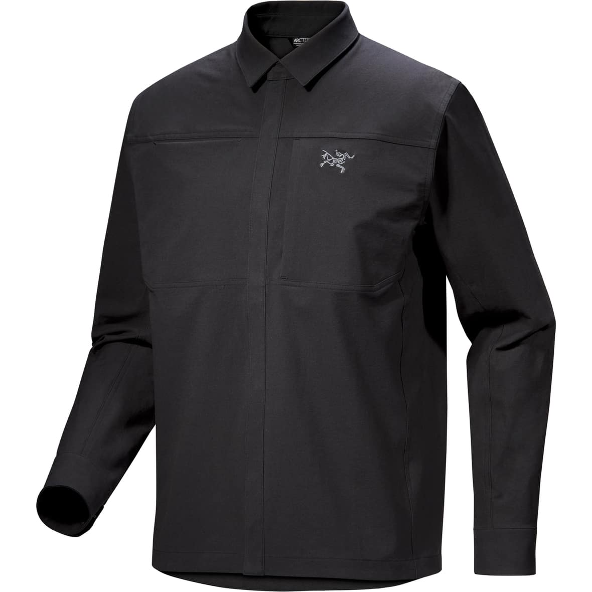 Cronin Cotton Overshirt Herren Hemd Schwarz_002291 | XL